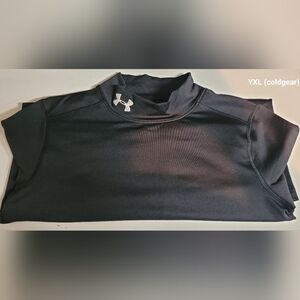 Under Armour Black Mock Neck Top